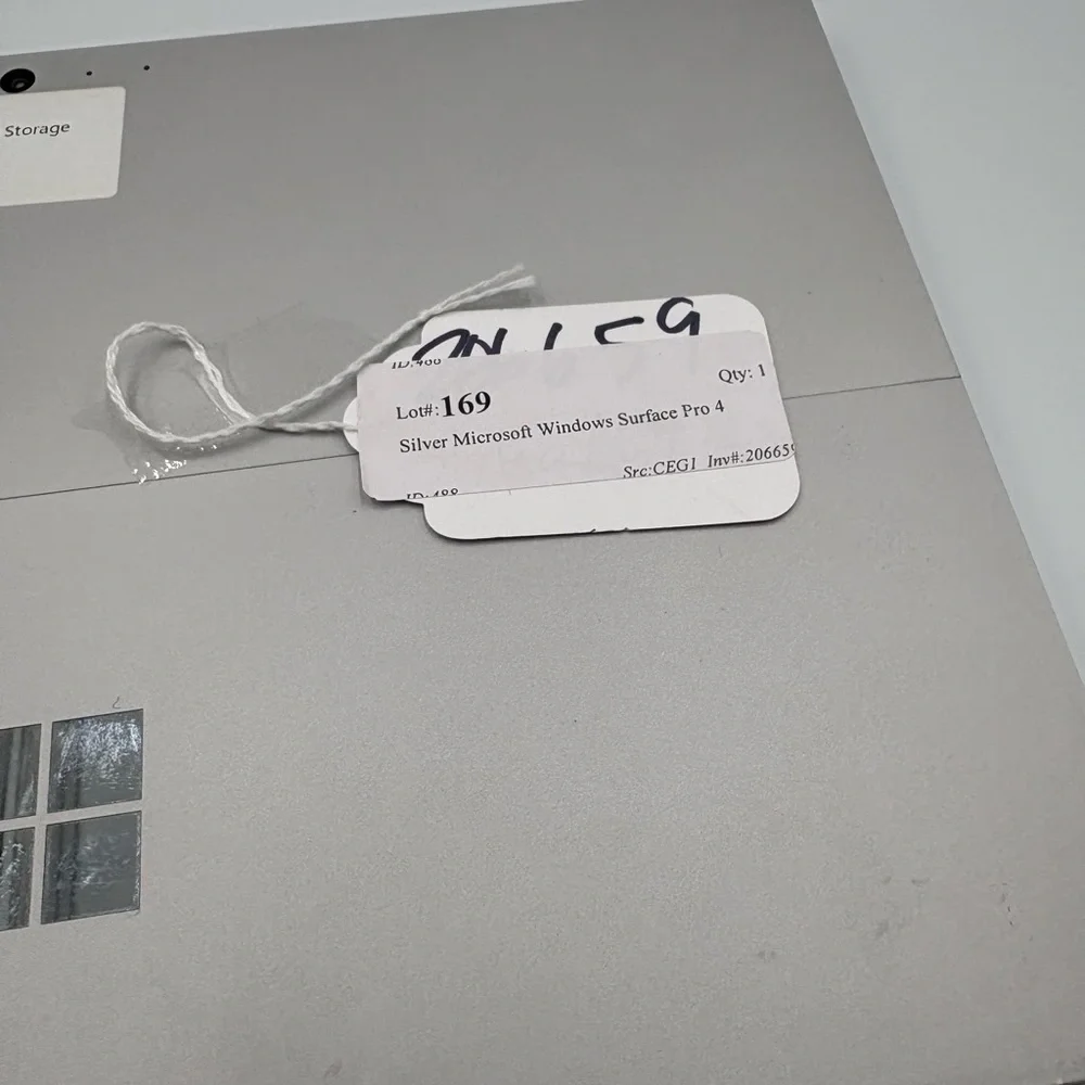 Microsoft Silver Tablet-Laptop with Black Detachable Keyboard